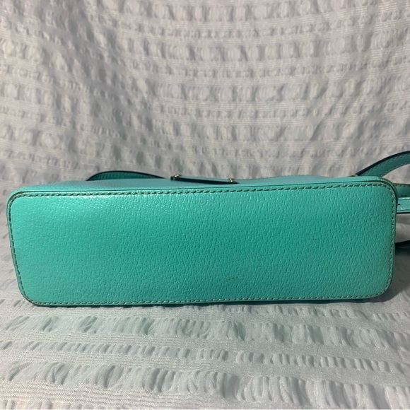KATE SPADE - leather crossbody mini bag - mint color - Picture 2 of 13